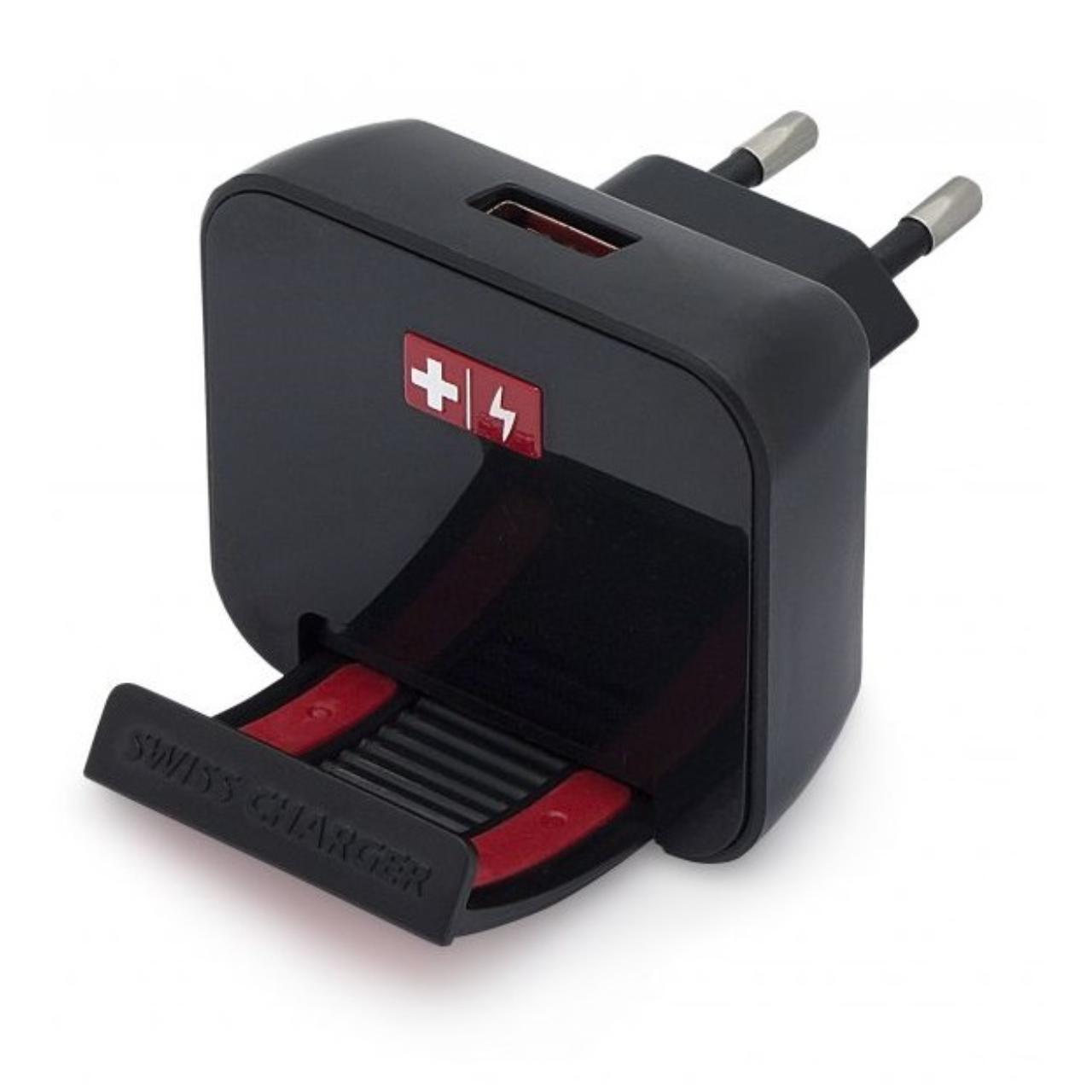 Swiss Charger Set Incarcator Retea 1A (stand si cablu MicroUSB inclus ) [1]