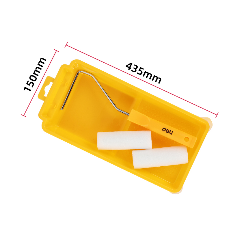 Set pentru zugravit trafalet + 2 rezerve + tavita galben deli [1]