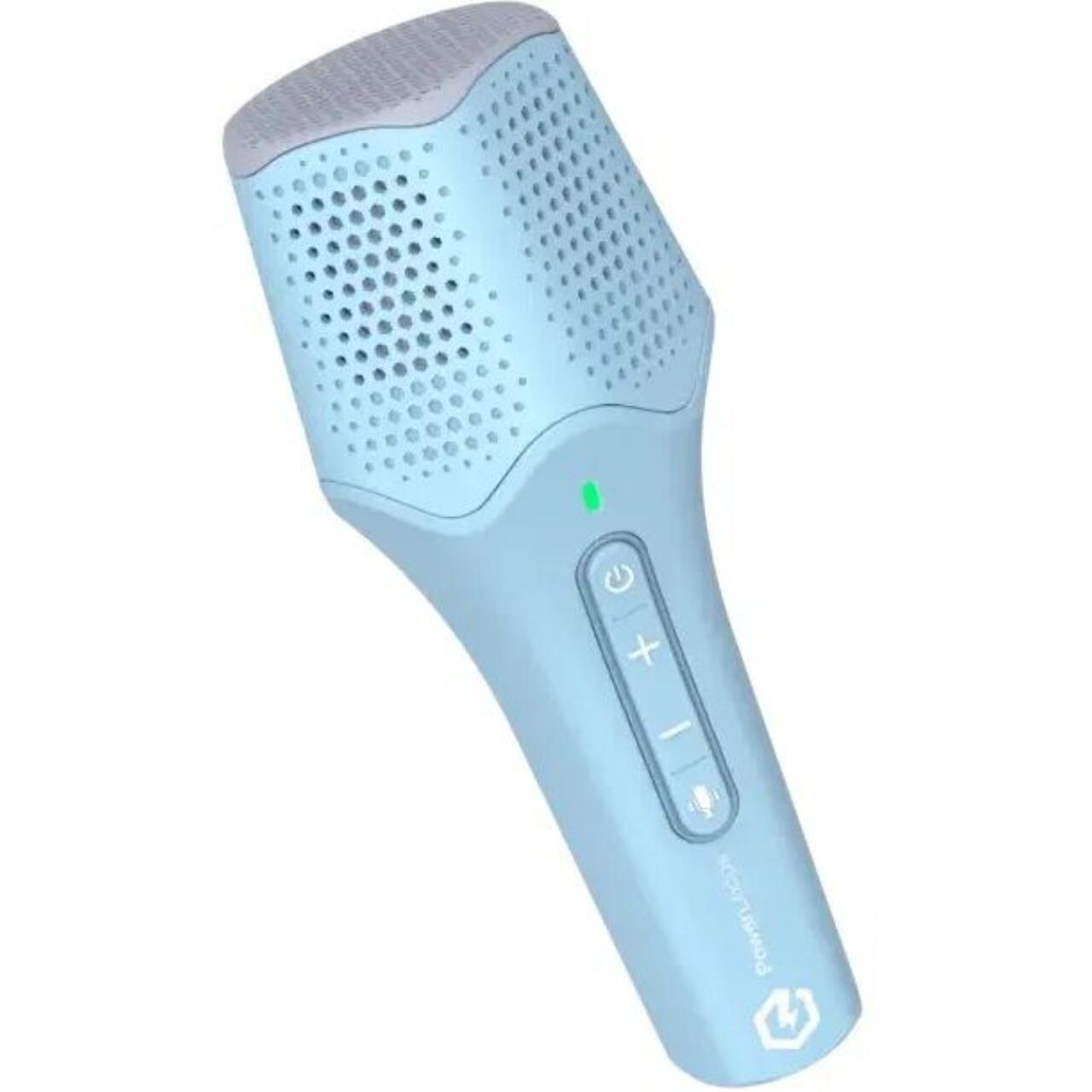 PowerLocus Set Boxa portabila Aero Bluetooth cu microfon wireless Albastru (waterproof) [4]