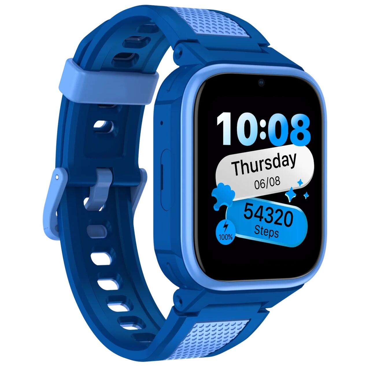 LAGENIO Smartwatch pentru copii cu Functie Telefon, K10 Conexiune 4G, Localizare GPS, IP68, Funcție SOS, Albastru [4]