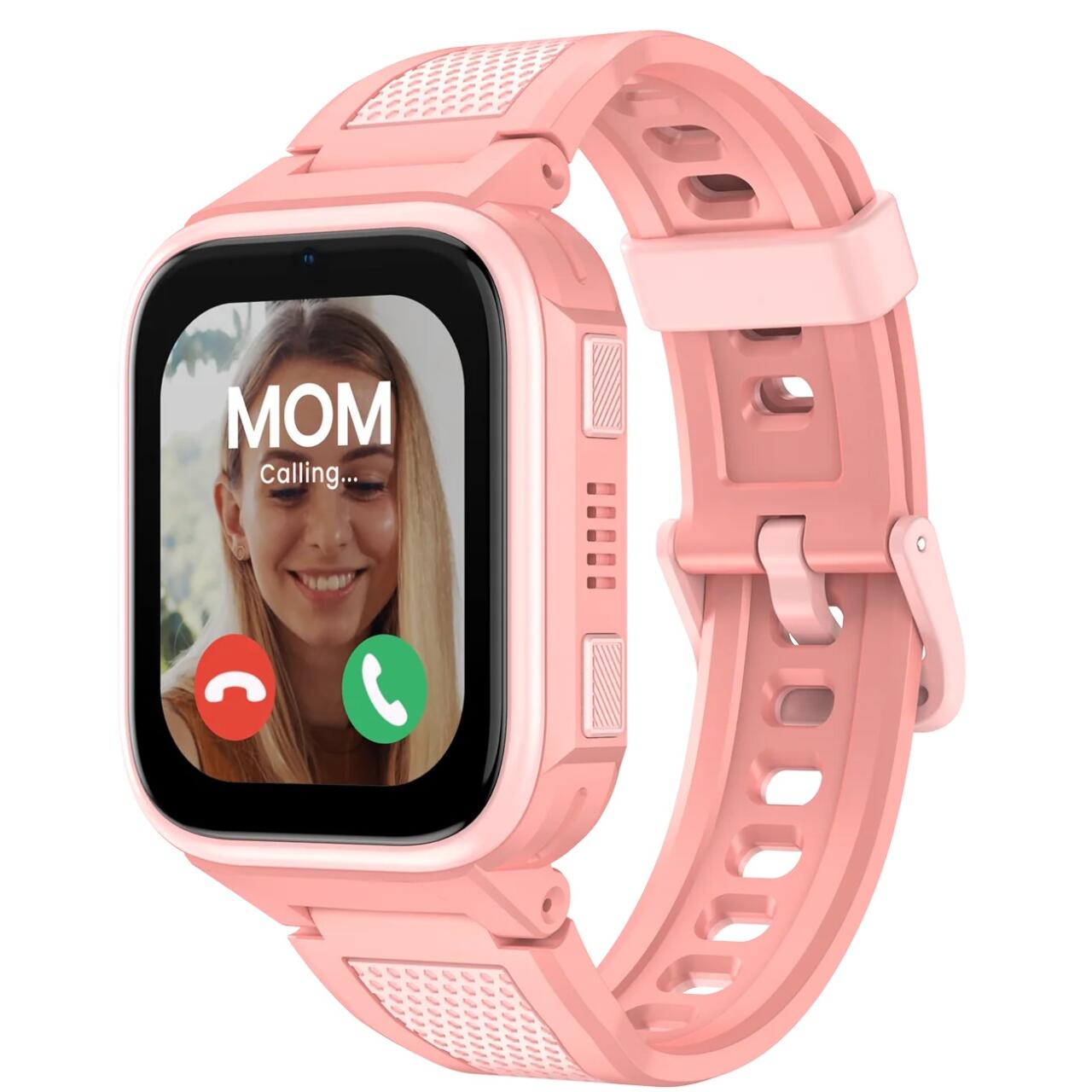 LAGENIO Smartwatch pentru copii cu Functie Telefon, K10 Conexiune 4G, Localizare GPS, IP68, Funcție SOS, Roz [2]