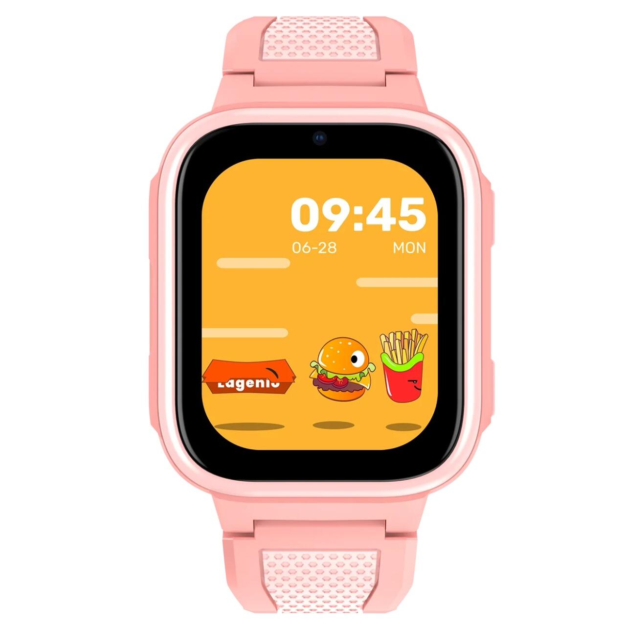 LAGENIO Smartwatch pentru copii cu Functie Telefon, K10 Conexiune 4G, Localizare GPS, IP68, Funcție SOS, Roz [1]
