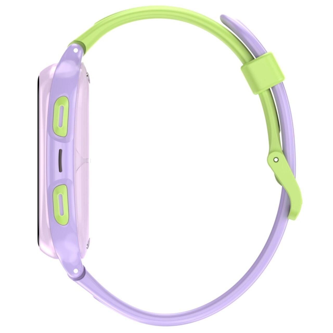 LAGENIO Smartwatch pentru copii K9 , Premium 4G cu Functie Telefon & AI, Slim, Localizare GPS, Control Parental, Buton SOS, Mov [3]