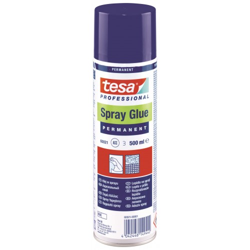 Lipici, Adezivi și Benzi adezive - Spray adeziv permanent 500ml tesa