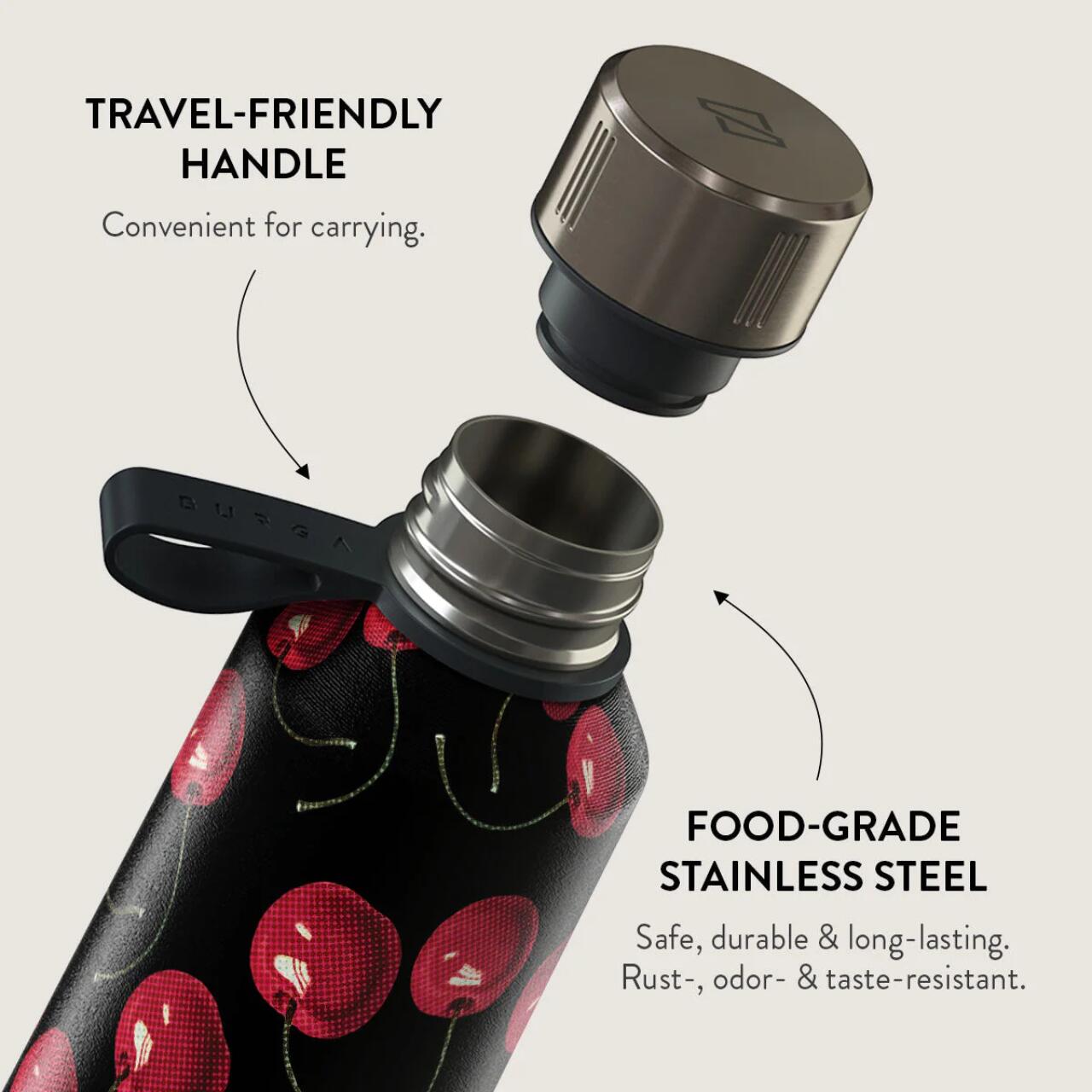 Burga Sticla Termos Inox Cherrybomb, 500 ml [4]