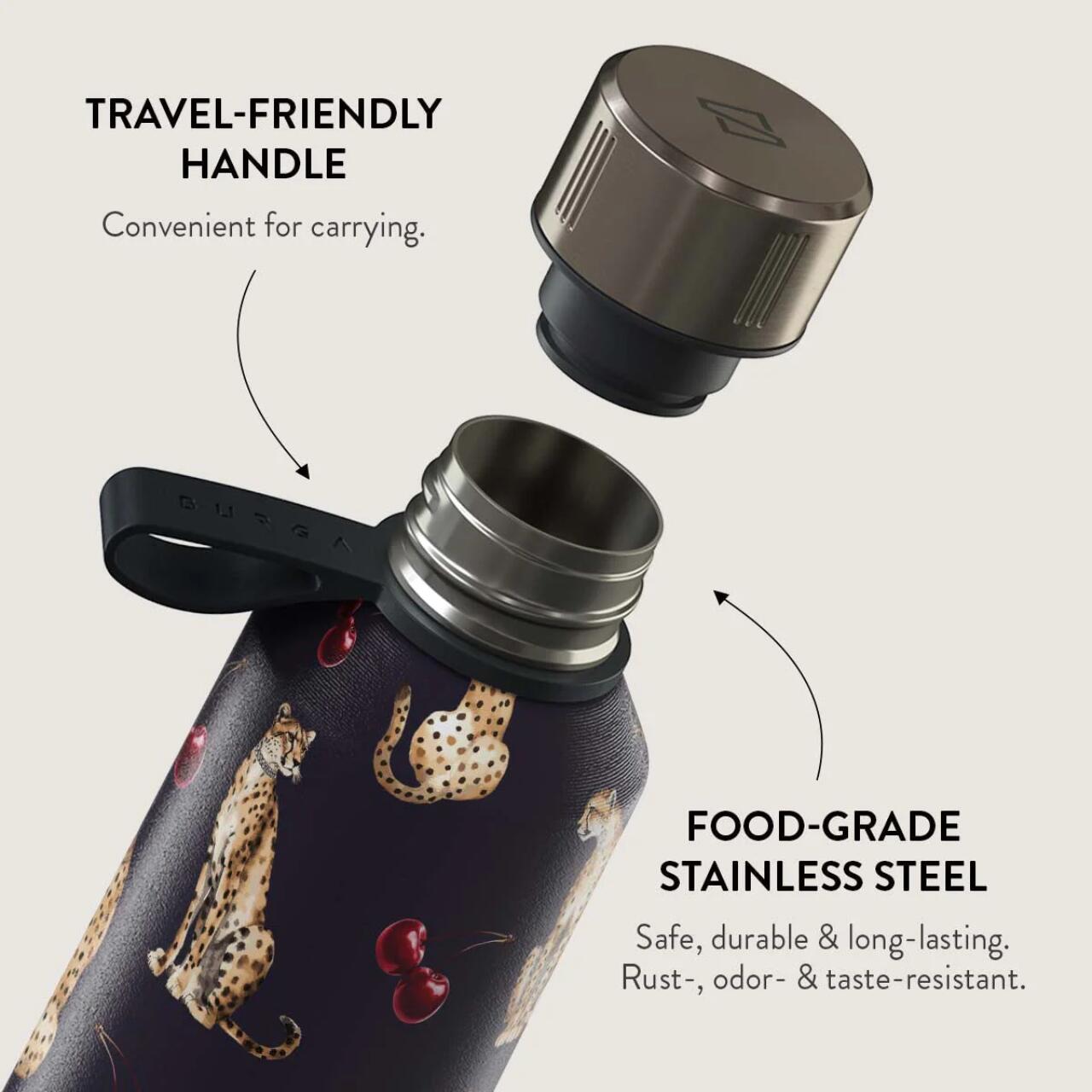 Burga Sticla Termos Inox Cougar, 500 ml [2]