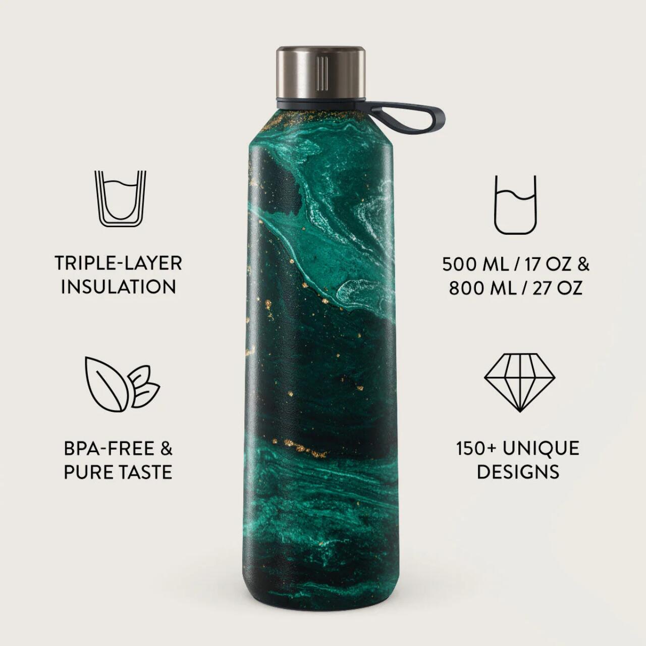 Burga Sticla Termos Inox Emerald Pool, 500 ml [1]