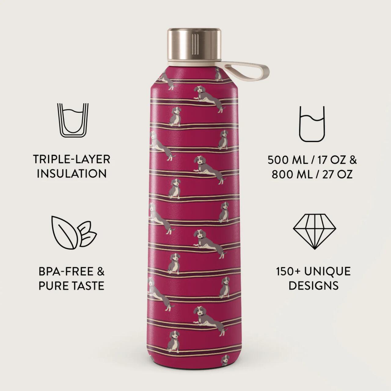 Laptop, Tablete & Telefoane - Burga Sticla Termos Inox On Hold, 500 ml