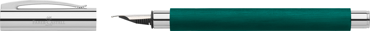 Stilou ambition precious resin verde soft f faber-castell [1]