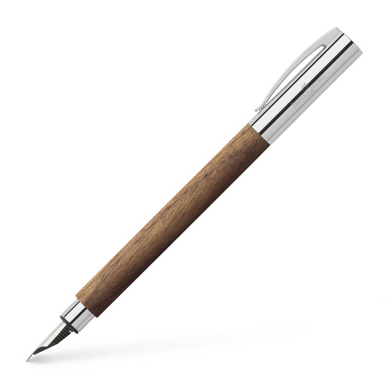 Stilou ambition walnut wood m faber-castell