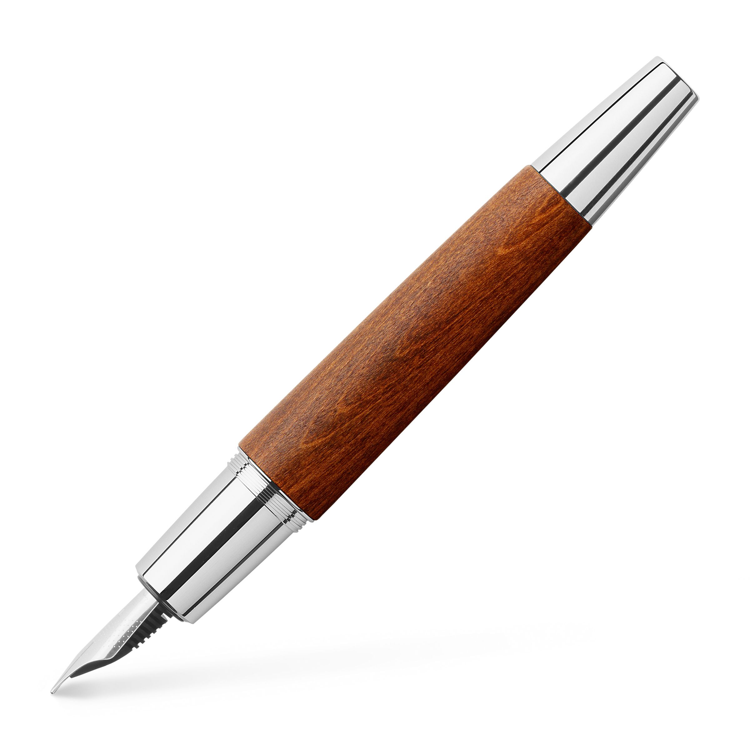 Stilou e-motion pearwood/maro deschis f faber-castell