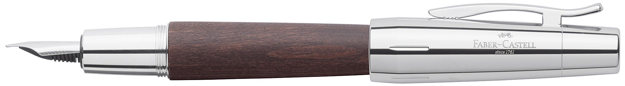 Stilou e-motion pearwood/maro inchis f faber-castell [2]