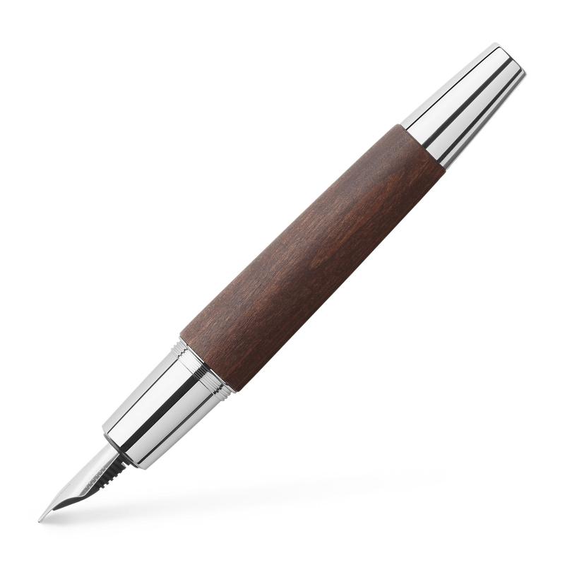 Stilou e-motion pearwood/maro inchis m faber-castell