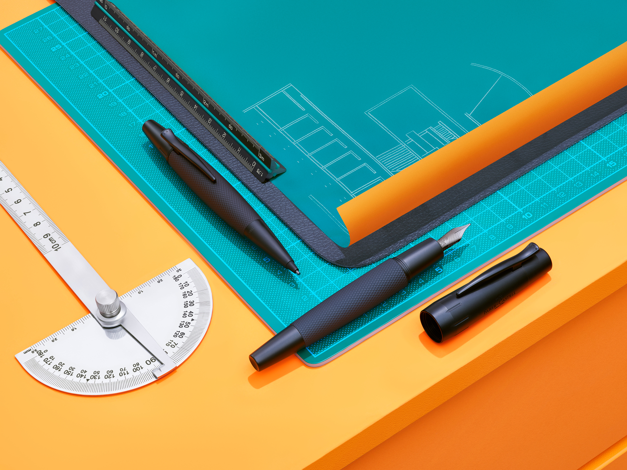 Stilou e-motion pure black ef faber-castell [4]
