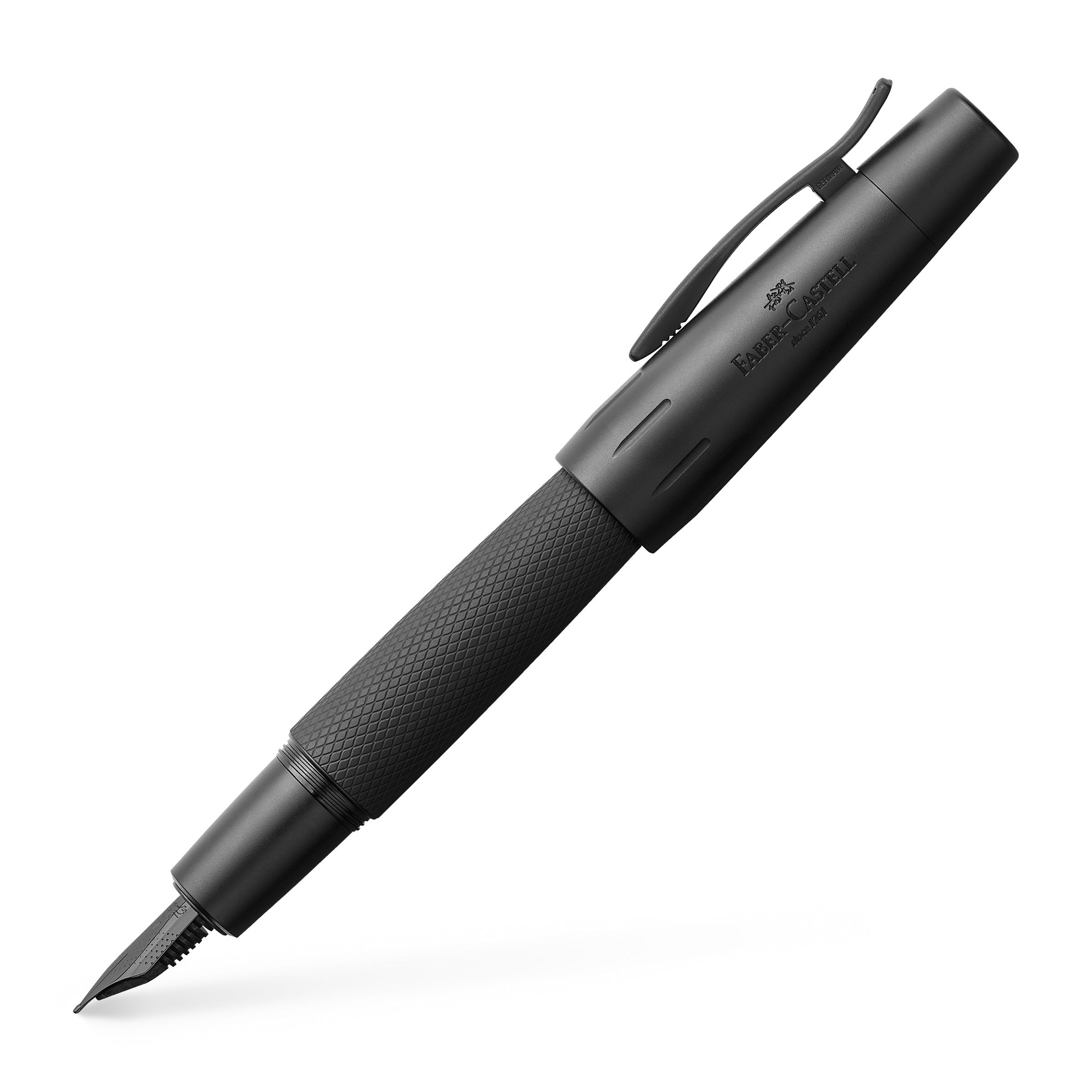 Stilou e-motion pure black f faber-castell
