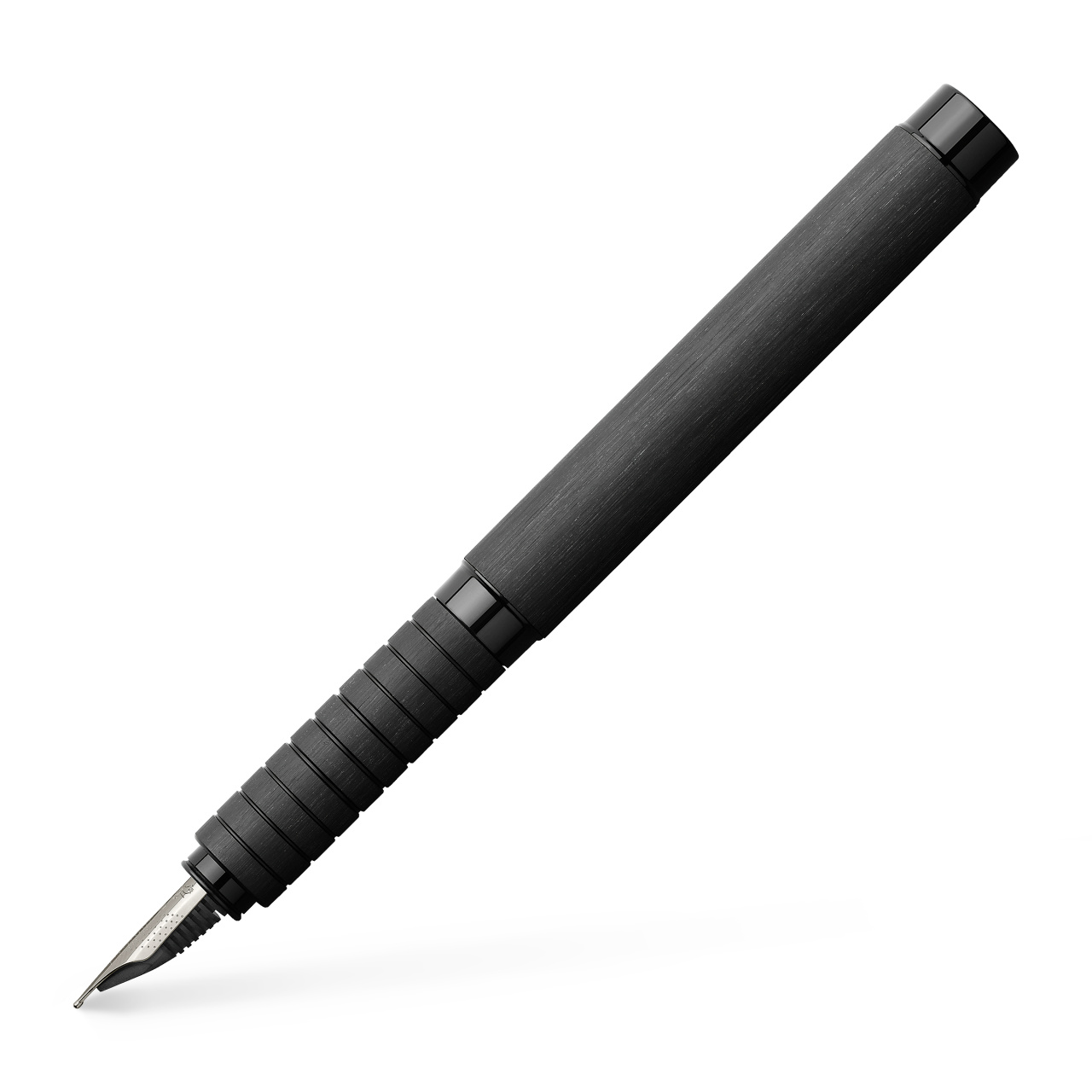 Stilou essentio aluminium negru b faber-castell