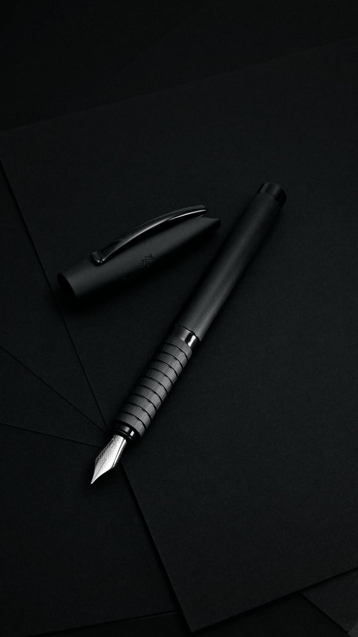 Stilou essentio aluminium negru m faber-castell [3]