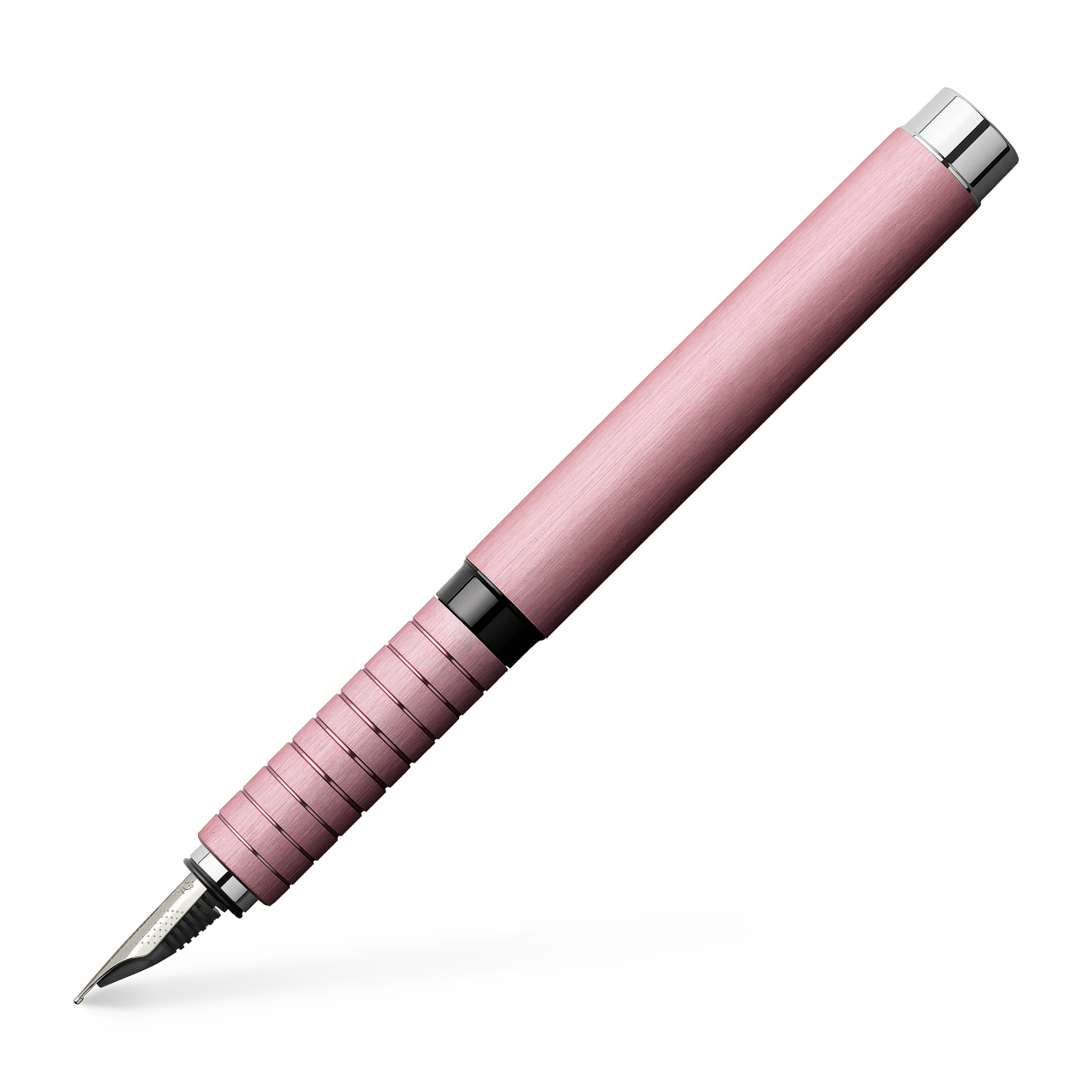 Stilou essentio aluminium rose b faber-castell