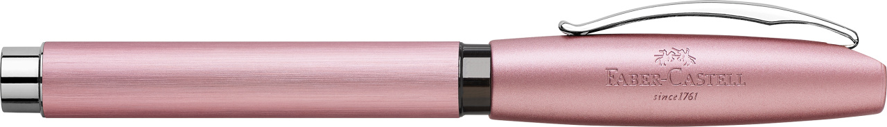 Stilou essentio aluminium rose f faber-castell [1]
