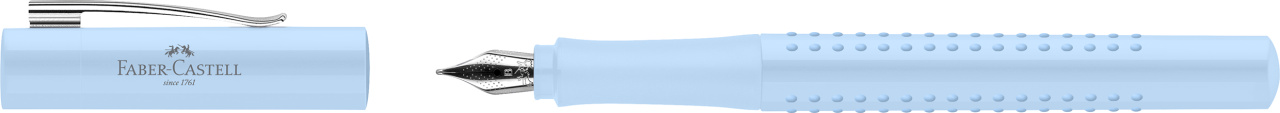 Stilou grip 2010 bleu sky b faber-castell [1]