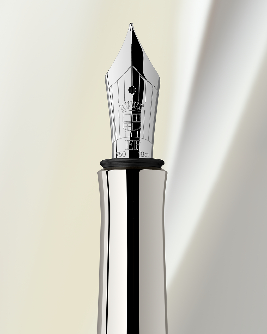 Stilou guilloche rhodium ef graf von faber-castell [2]