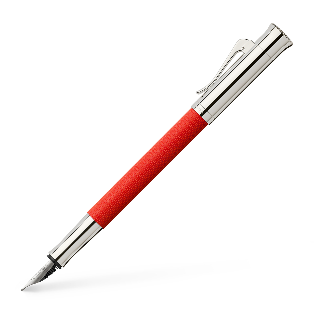 Stilou guilloche rosu indian m graf von faber-castell