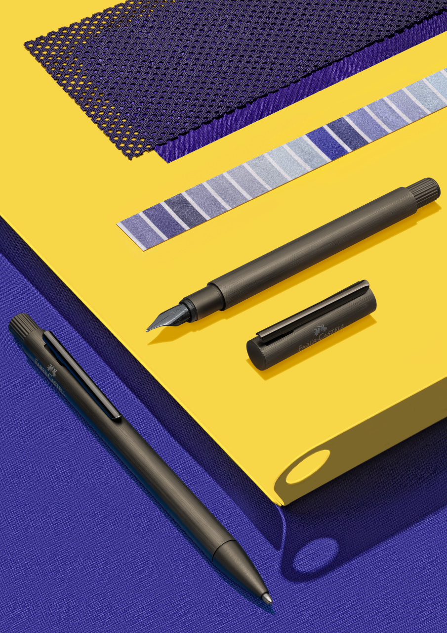 Stilou neo slim aluminium negru m faber-castell [4]
