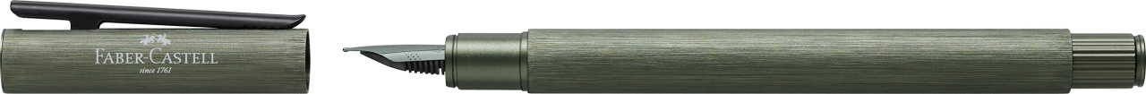 Stilou neo slim aluminium verde ef faber-castell [1]