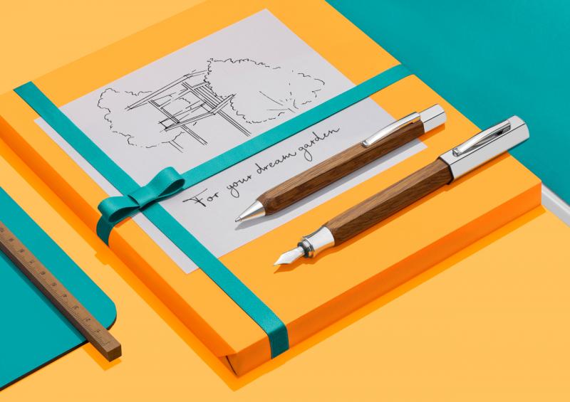 Stilou ondoro lemn stejar f faber-castell [3]