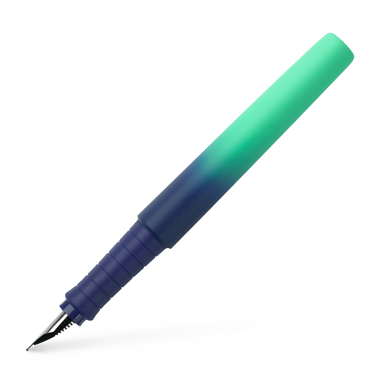 Stilou poly pen flow albastru-turcoaz m faber-castell