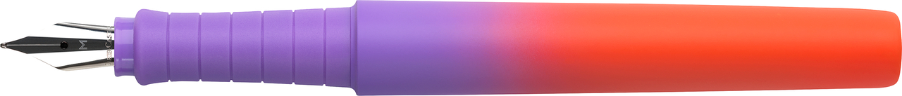 Stilou poly pen flow violet-portocaliu m faber-castell [1]