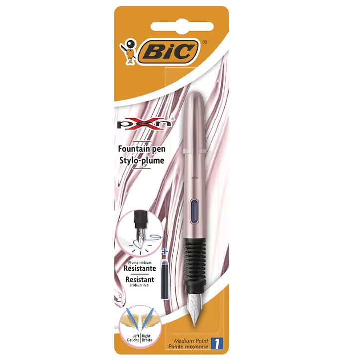 Rechizite Școlare - Stilou xpen chrome pink blister bic
