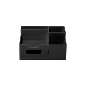 Birotică și Papetărie - Suport birou 5 compartimente plastic negru ecada 95105n