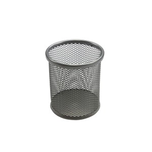 Birotică și Papetărie - Suport birou cilindric ecada argintiu 95001ag