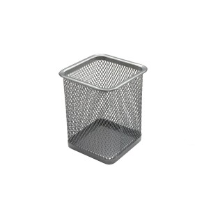 Birotică și Papetărie - Suport birou patrat ecada argintiu 95002ag