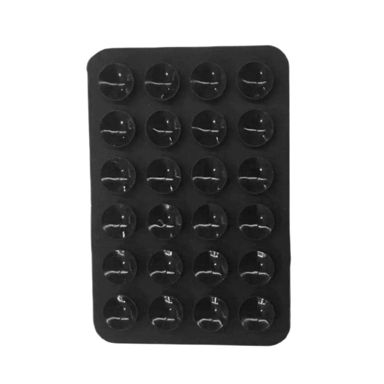 Lemontti Suport Silicon cu ventuze pentru telefon Negru [1]