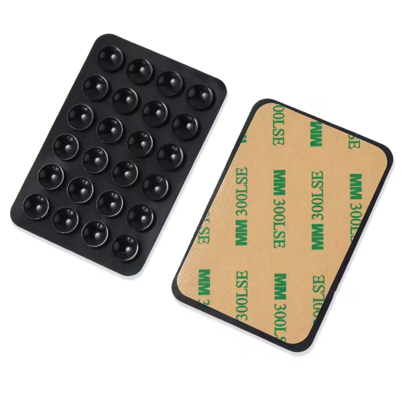 Laptop, Tablete & Telefoane - Lemontti Suport Silicon cu ventuze pentru telefon Negru