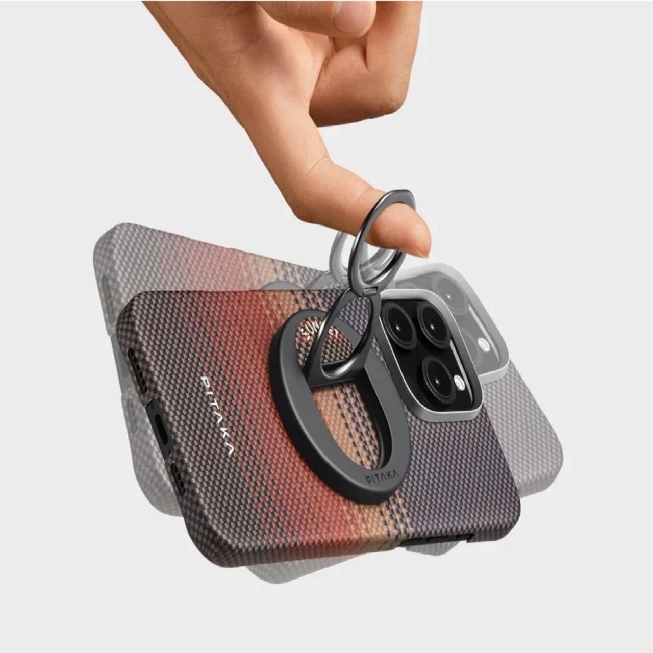 Pitaka Suport Inel Magnetic pentru telefon MagEZ Grip 3 Negru [2]