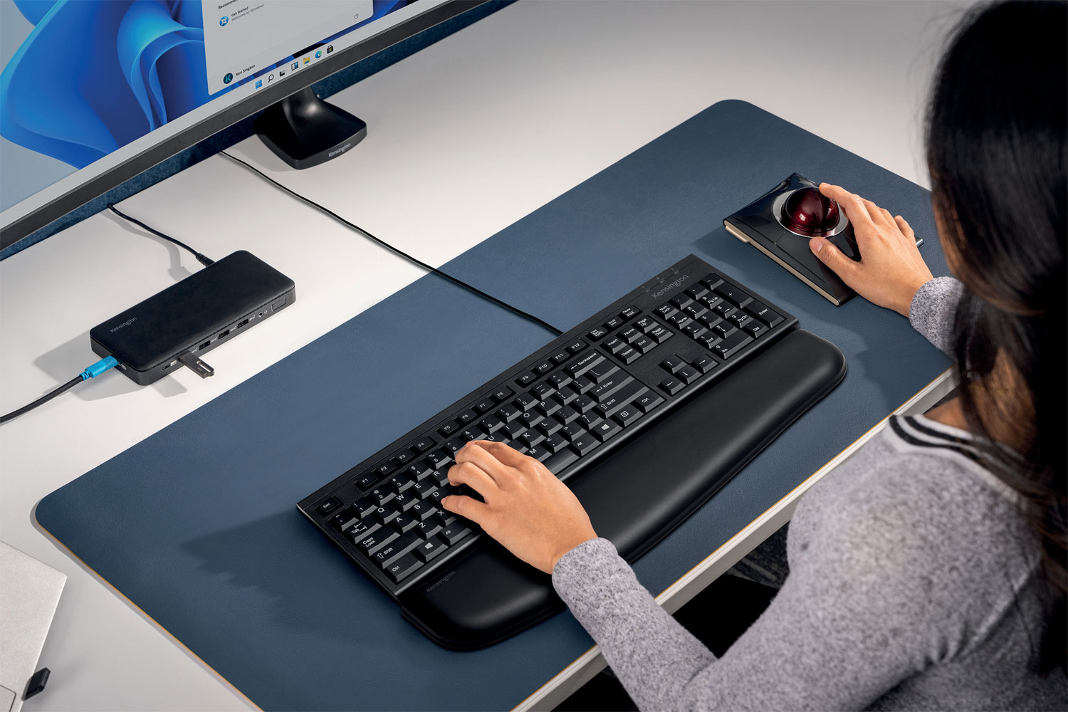 Tastatura cu fir neagra eq kb100 kensington [3]