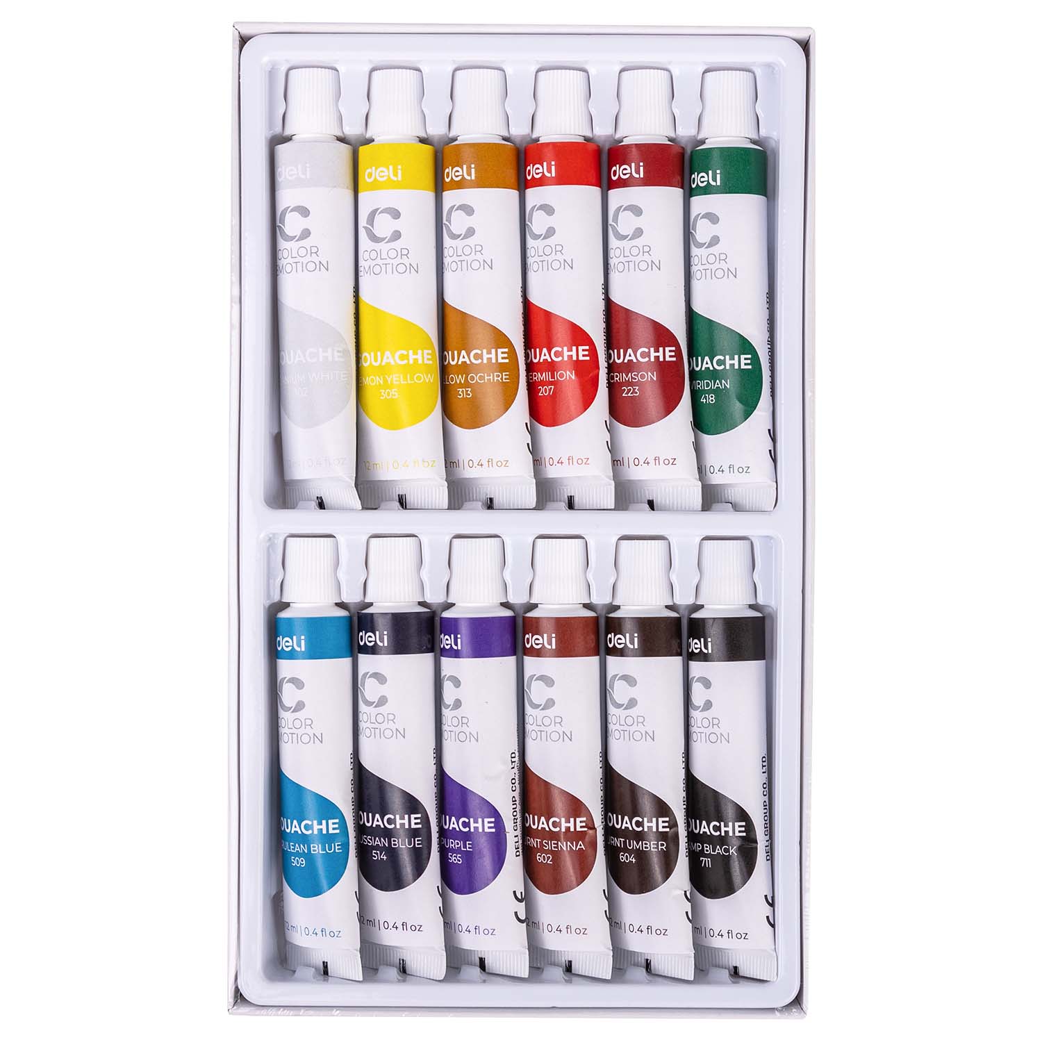 Tempera 12 culori 12ml deli [1]
