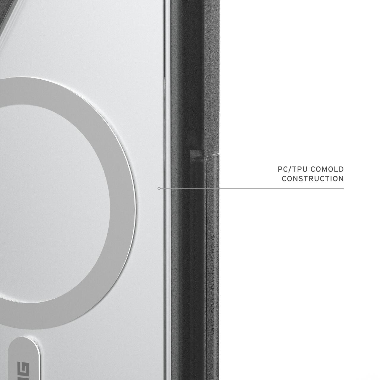 UAG Husa Trooper Magnetic Samsung Galaxy S26 Ultra Clear/Ash (2 parti: spate + protectie margini) [2]
