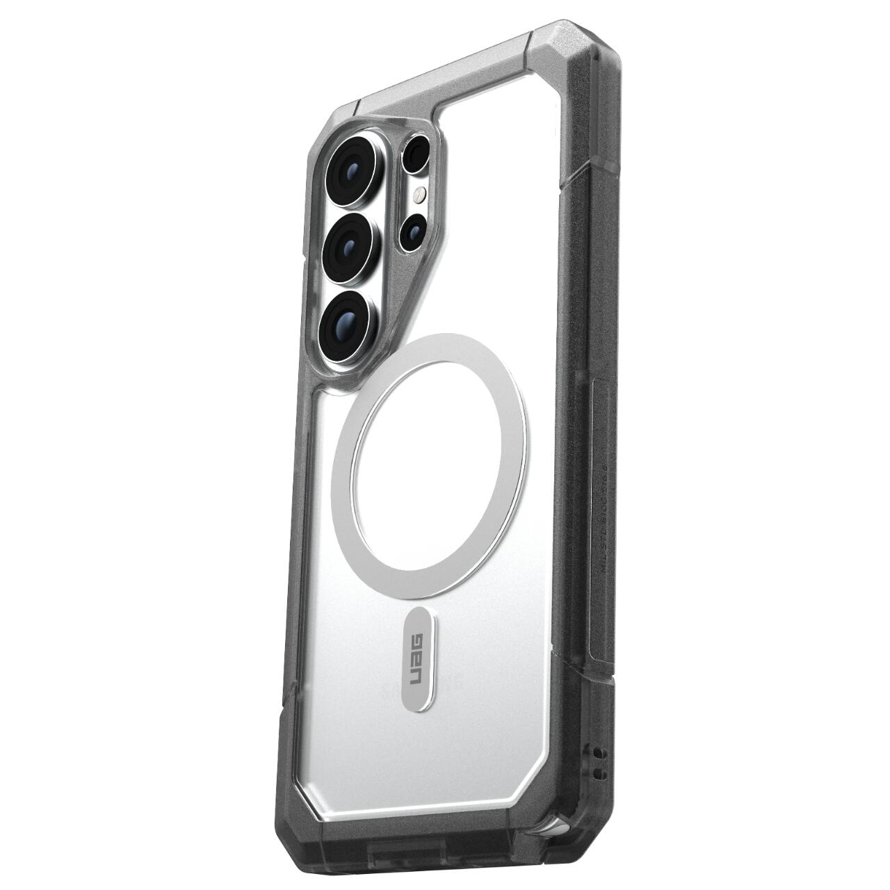 UAG Husa Trooper Magnetic Samsung Galaxy S26 Ultra Clear/Ash (2 parti: spate + protectie margini) [6]