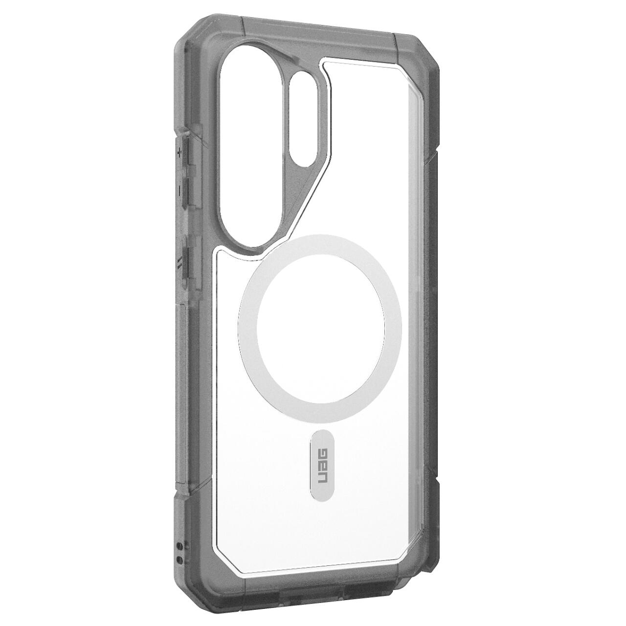 UAG Husa Trooper Magnetic Samsung Galaxy S26 Ultra Clear/Ash (2 parti: spate + protectie margini) [15]