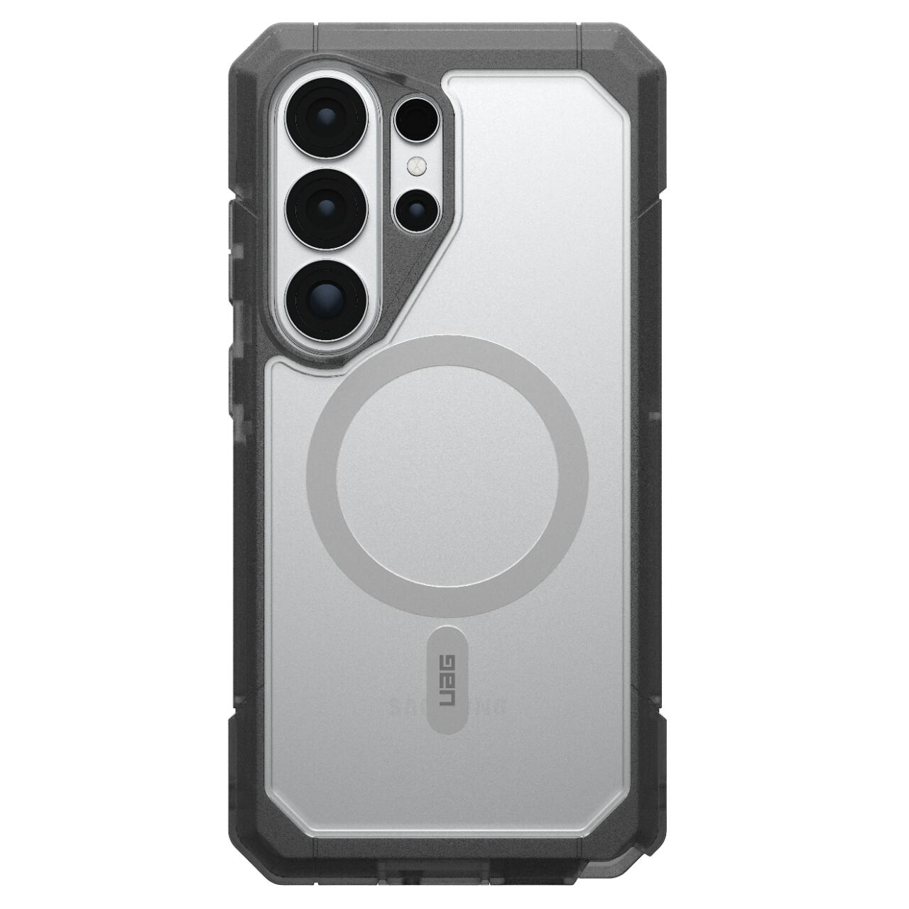 UAG Husa Trooper Magnetic Samsung Galaxy S26 Ultra Clear/Ash (2 parti: spate + protectie margini) [9]
