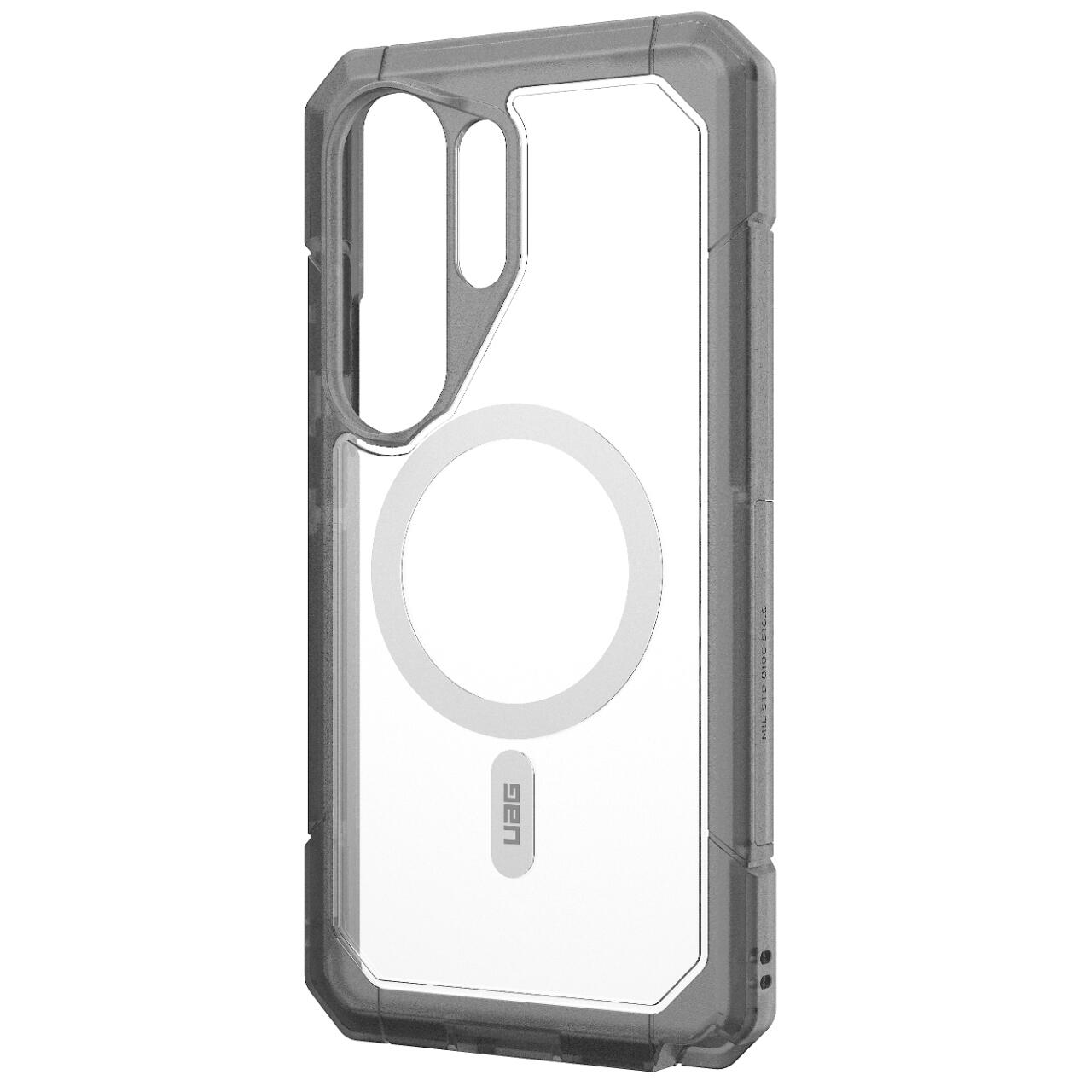 UAG Husa Trooper Magnetic Samsung Galaxy S26 Ultra Clear/Ash (2 parti: spate + protectie margini) [14]