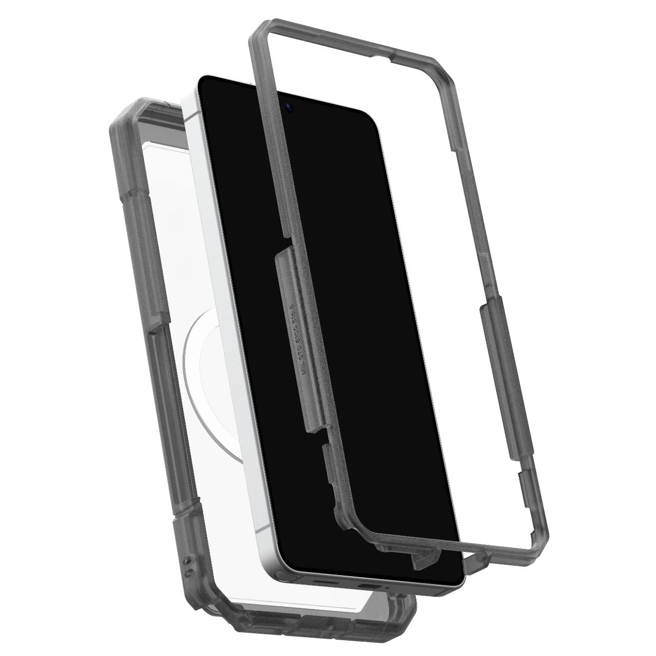 UAG Husa Trooper Magnetic Samsung Galaxy S26 Ultra Clear/Ash (2 parti: spate + protectie margini) [8]