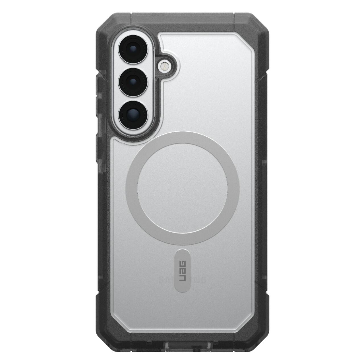 UAG Husa Trooper Magnetic Samsung Galaxy S26 Clear/Ash (2 parti: spate + protectie margini) [16]