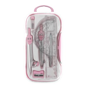 Rechizite Școlare - Trusa geometrie plastic pastel daco tg210p
