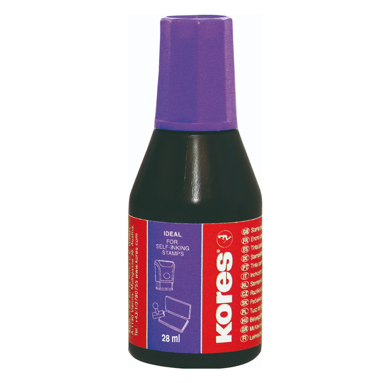 Art & Craft si Artizanat - Tus stampila violet 28 ml kores
