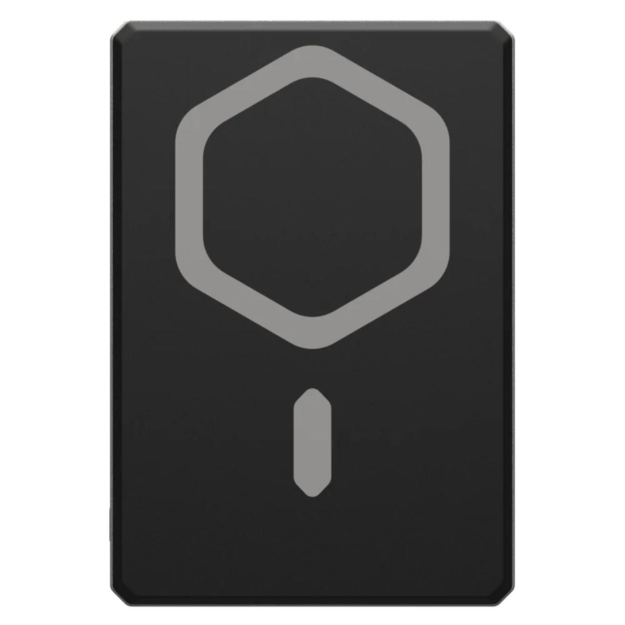 UAG Acumulator extern Slim Magnetic 5.000mAh, 20W, cablu Type-C, Wireless, cu stand,Titanium [8]